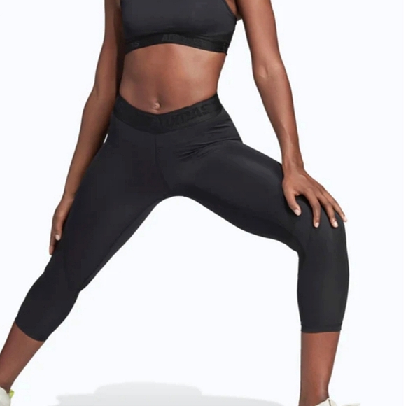 🍒NWT🍒 ADIDAS ALPHASKIN 3/4 SPORTS TIGHTS - Picture 3 of 10